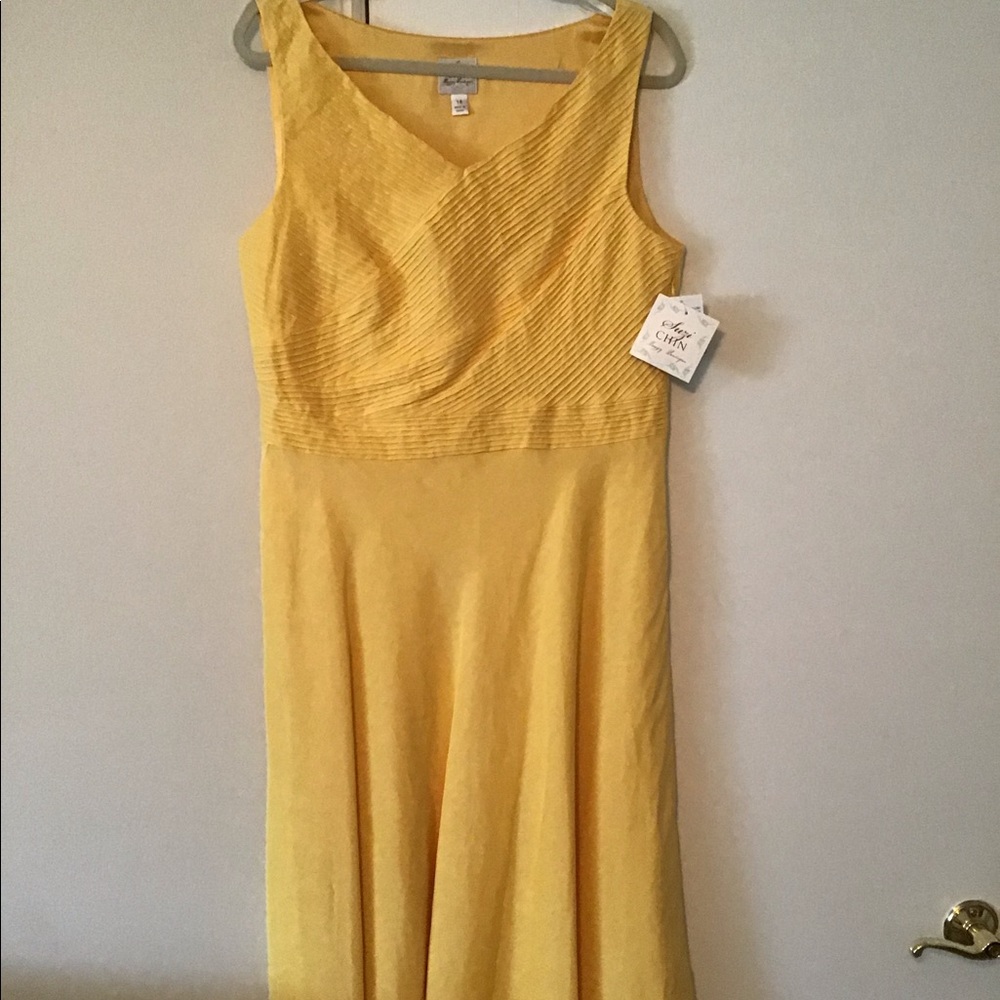 Suni Chin for Maggie Boutique pineapple dress.